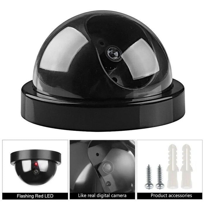 Dummy Wireless Security Camera Home Surveillance Fake Dome CCTV Model Indoor Outdoor False Hemisphere Simulation Camera - 3