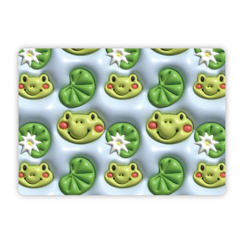 L Size Cartoon Summer Pet Nest Ice Pad PVC Coated Cloth+Gel Dog Cat Cushion Cooling Mat - Frog - 1