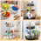 2 Tiers Rotating Kitchen Seasoning Storage Rack Carbon Steel Countertop Cupboard Organizer - White - 6
