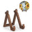 Wooden Book Holder Reading Stand Household Recipes Photo Dish Solid Wood Display Rack - 5