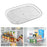 Kitchen Rotating Storage Rack Clear PET Turntable Refrigerator Organizer Space Saver - 1