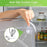 Kitchen Rotating Storage Rack Clear PET Turntable Refrigerator Organizer Space Saver - 3