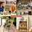 Kitchen Counter Organizer 3-Tier Bamboo Wood Spice Rack Storage Shelf for Condiments - 3