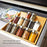 Kitchen Counter Organizer 3-Tier Bamboo Wood Spice Rack Storage Shelf for Condiments - 6