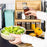 Kitchen Counter Organizer 3-Tier Bamboo Wood Spice Rack Storage Shelf for Condiments - 7