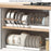 Extendable Pot Lid Organizer Kitchen Countertop Cabinet Storage Rack Stainless Steel + HIPS Cookware Holder - Black - 6