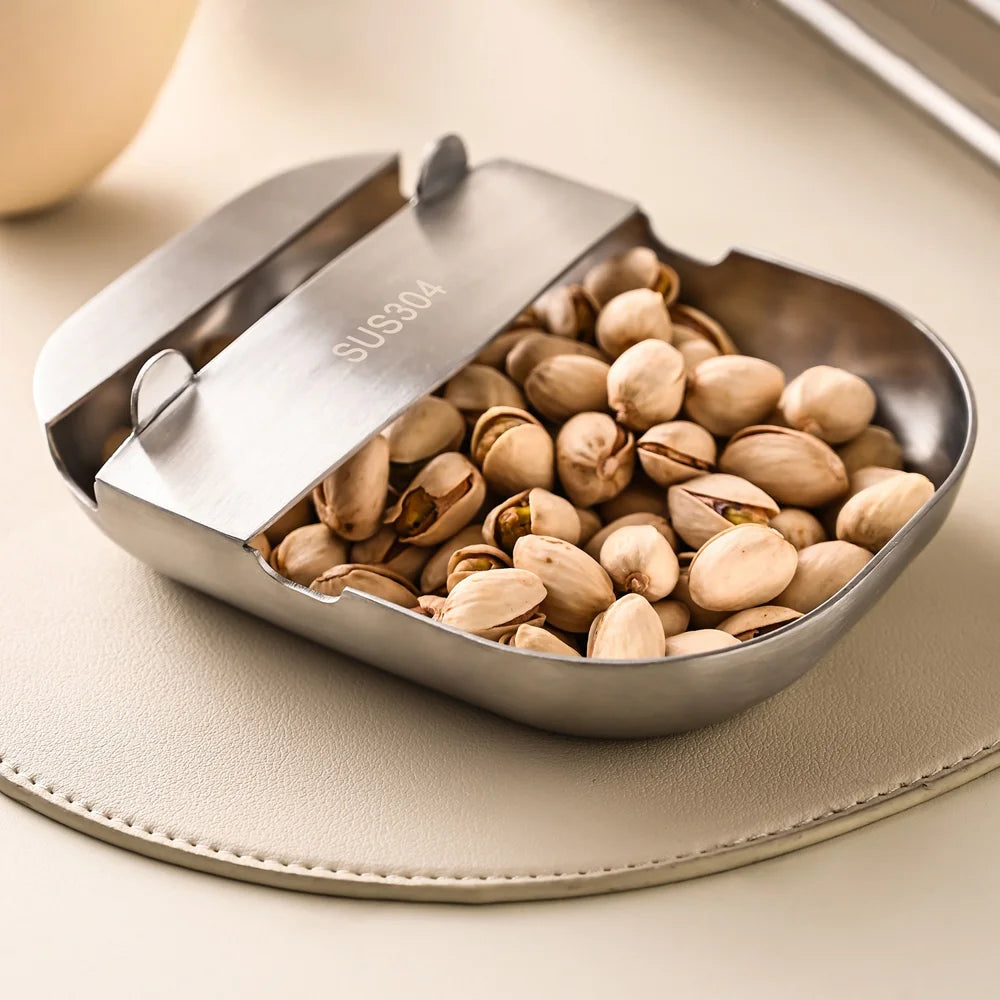 304 Stainless Steel Spoon Rest Pot Lid Holder Multi-function Kitchen Utensil Organizer - Silver - 5