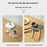 Foldable Pot Lid Spatula Holder Multi-Purpose Kitchen Organizer Rack for Cooking Utensils - Green - 3