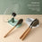 Foldable Pot Lid Spatula Holder Multi-Purpose Kitchen Organizer Rack for Cooking Utensils - Green - 4