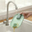 Foldable Pot Lid Spatula Holder Multi-Purpose Kitchen Organizer Rack for Cooking Utensils - Green - 5