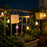 5m 10-LED Solar Trumpet Flower String Light IP44 Waterproof Decor for Garden Courtyard - Warm White - 4