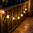 5m 10-LED Solar Trumpet Flower String Light IP44 Waterproof Decor for Garden Courtyard - Warm White - 6