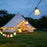 5m 10-LED Solar Trumpet Flower String Light IP44 Waterproof Decor for Garden Courtyard - Warm White - 7