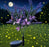 Simulation Lavender Butterfly Ground Light IP65 Waterproof Copper Wire LED Garden Decor - Purple Light - 5