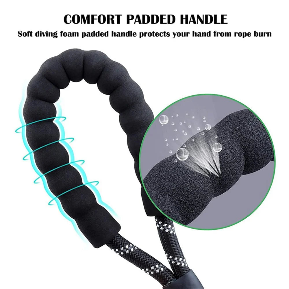 006# Dog Leash Long Lead Training Tracking Line Comfortable Handle Heavy Duty Puppy Rope - Green - 3