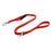 Dog Leash Strong Durable Leash Pulling Rope with Dual Loop Handles - Red - 1