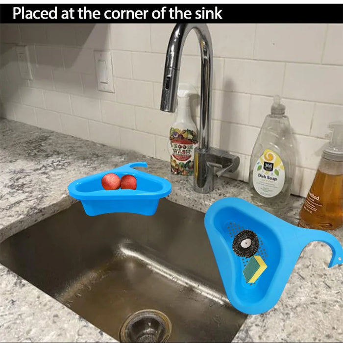 YOUOKLIGHT YYJ-230 2Pcs / Set Sink Swan Drain Basket Vegetable Fruit Washing Triangular Kitchen Gadget - 5
