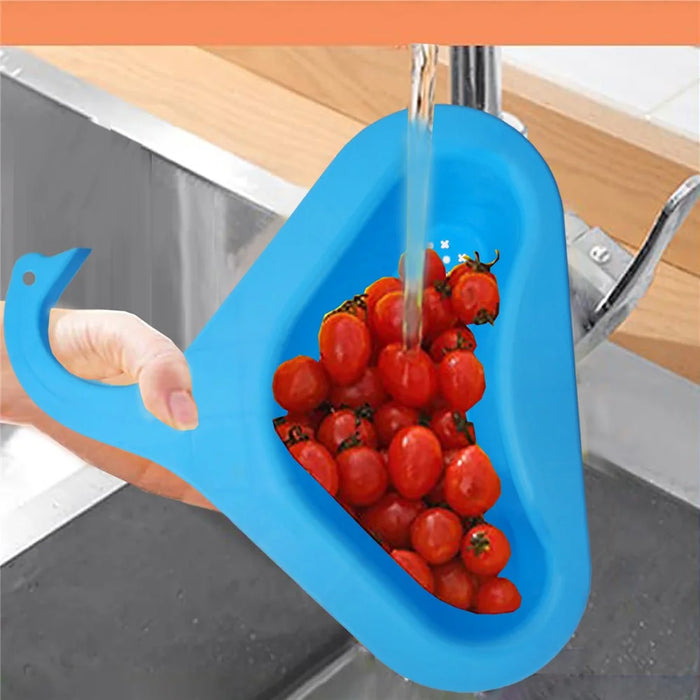 YOUOKLIGHT YYJ-230 2Pcs / Set Sink Swan Drain Basket Vegetable Fruit Washing Triangular Kitchen Gadget - 6
