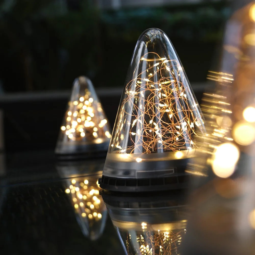 DS006  Solar Hanging Jar Light Lantern Lamp for Outdoor Patio Party Garden Wedding Christmas Decoration - 4