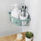 No Drill Triangular Bathroom Corner Rack Plastic Kitchen Sink Storage Basket - Pink - 6