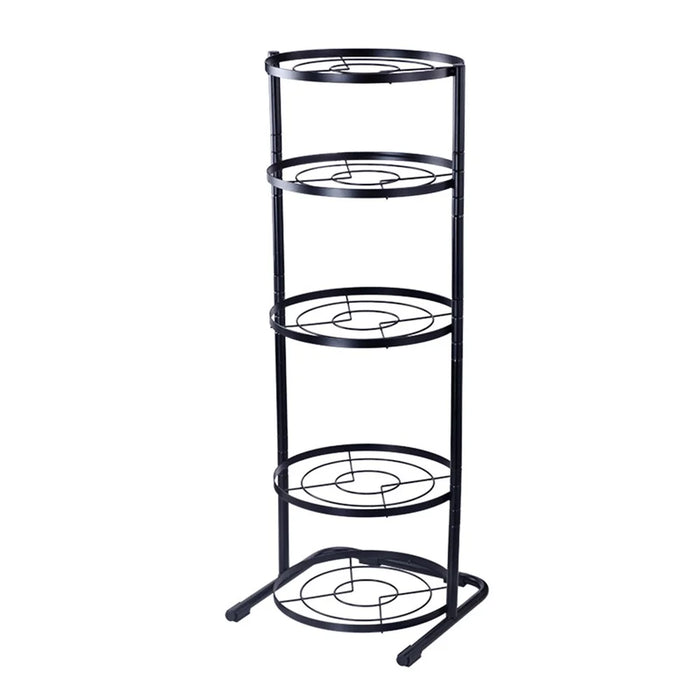 001-ZJ-GJ002 Kitchen Storage Rack 5-Tier Kitchen Pot Rack Metal Shelf Stand - 1