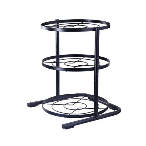 001-ZJ-GJ002 Kitchen Utensils Storage Rack 3-Tier Pot and Pans Shelf Stand - 1