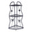 001-ZJ-SJ01 3 Layers Bathroom Organizer Punching Free Kitchen Storage Shelf with Butterfly Decor - 1