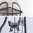 001-ZJ-SJ01 3 Layers Bathroom Organizer Punching Free Kitchen Storage Shelf with Butterfly Decor - 4