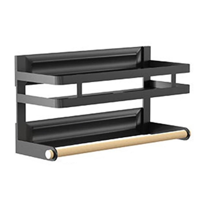 003XH-002 No-Drill Magnetic Storage Holder for Refrigerator, Kitchen Storage Rack, Wrap Dispenser, Towel Holder - 1