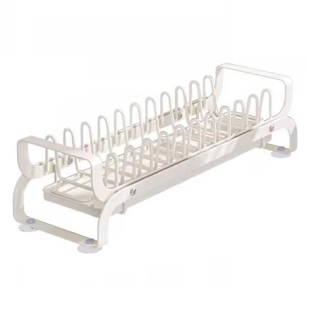 003XH-0026-1 Drawer Dish Rack Cabinet Organizer with Tray Kitchen Storage Shelf for Bowls, Plates - 1
