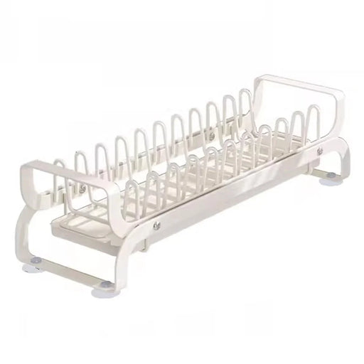 003XH-0026-1 Drawer Dish Rack Cabinet Organizer with Tray Kitchen Storage Shelf for Bowls, Plates - 1