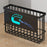 005JGL1002 Size L Refrigerator Magnetic Storage Rack Moveable Spice Shelf for Kitchen Organization - Black - 2