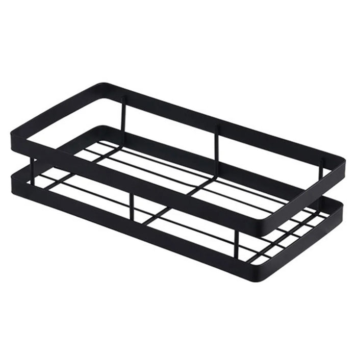 008YC1003 25cm Seasoning Spice Rack Iron Wall Mounted Kitchen Condiment Holder - 1