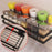 008YC1003 25cm Seasoning Spice Rack Iron Wall Mounted Kitchen Condiment Holder - 2