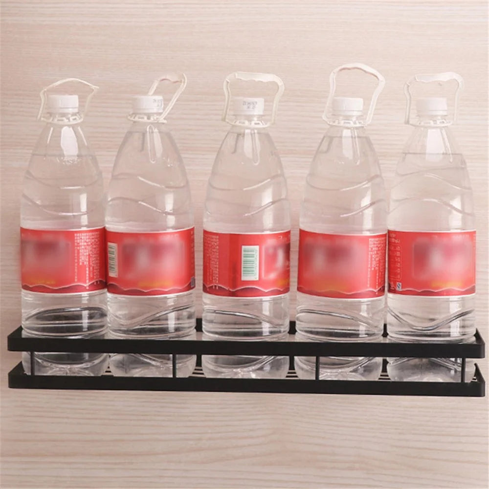 008YC1003 25cm Seasoning Spice Rack Iron Wall Mounted Kitchen Condiment Holder - 4