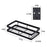 008YC1003 25cm Seasoning Spice Rack Iron Wall Mounted Kitchen Condiment Holder - 6