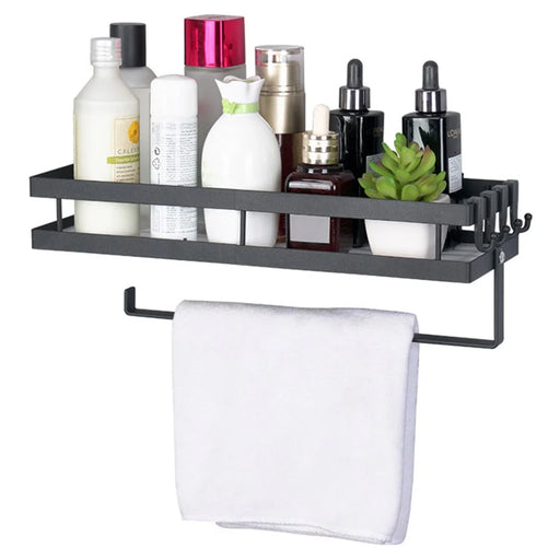 008YC1008 Iron Bath Shampoo Holder Rack No Drilling Hanging Organizer for Bathroom Storage - 1
