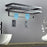 008YC1008 Iron Bath Shampoo Holder Rack No Drilling Hanging Organizer for Bathroom Storage - 3