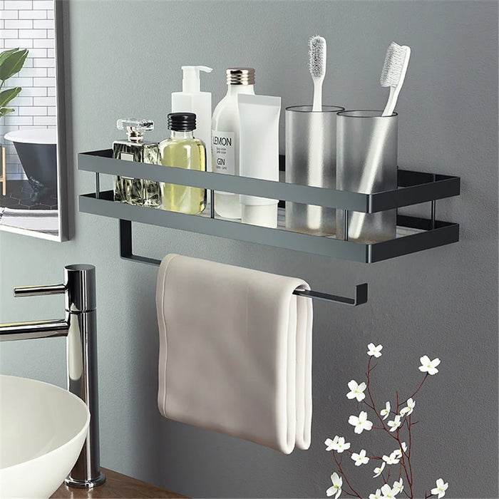 008YC1008 Iron Bath Shampoo Holder Rack No Drilling Hanging Organizer for Bathroom Storage - 6