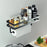008YC1008 Iron Bath Shampoo Holder Rack No Drilling Hanging Organizer for Bathroom Storage - 7
