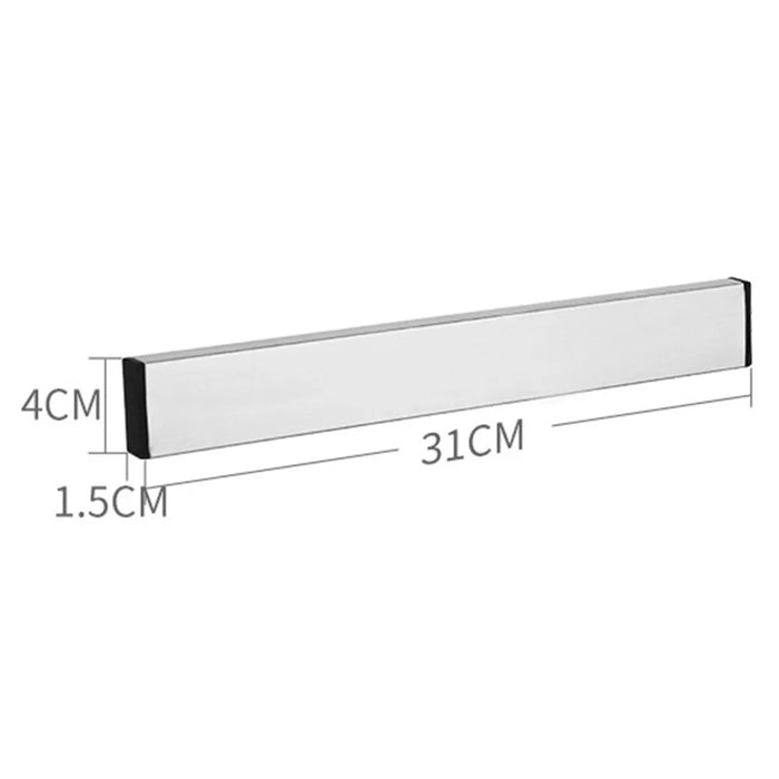 008YC1009 31cm 304 Stainless Steel Magnetic Kitchen Knife Holder Bar Wall Mount Knives Rack - 7