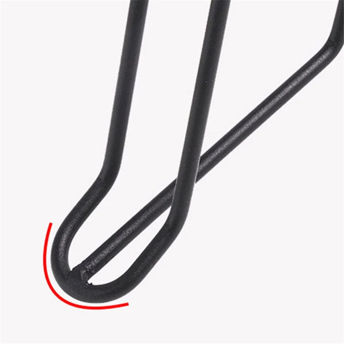 008YC1019 Iron Wire Pot Riser Storage Rack Floor Kitchen Holder Stand for Soup Pot - Black - 2
