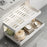 006-DG-70176-WH Spice Rack Organizer Punch-free Pull-out Cabinet Organizer, Retractable 44 to 68cm - 3
