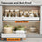 006-DG-70176-WH Spice Rack Organizer Punch-free Pull-out Cabinet Organizer, Retractable 44 to 68cm - 6
