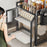 004YS2306016 Cabinet Style Dish Racks Multifunctional Dish Drying Rack with Drainboard for Kitchen Counter - Black - 6