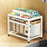 006-ZWJ-6938-1WH Spice Rack Organizer Multifunctional Pull Out Seasoning Rack for Kitchen Cabinet, 39x24.5x28.5cm - White - 1