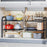 006-SCX-6856-8BK Under Sink Organizer Expandable Cabinet Shelf with 8 Panels, Retractable to 67-82cm - 2
