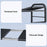 006-SCX-6856-8BK Under Sink Organizer Expandable Cabinet Shelf with 8 Panels, Retractable to 67-82cm - 7