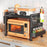 006-WBL-6907C Microwave Rack Organizer for Rice Cooker, Kitchen Countertop Storage Stand - Black - 3