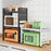 006-WBL-6908A Expandable Microwave Oven Rack Dual Layer Kitchen Counter Organizer - Black - 4